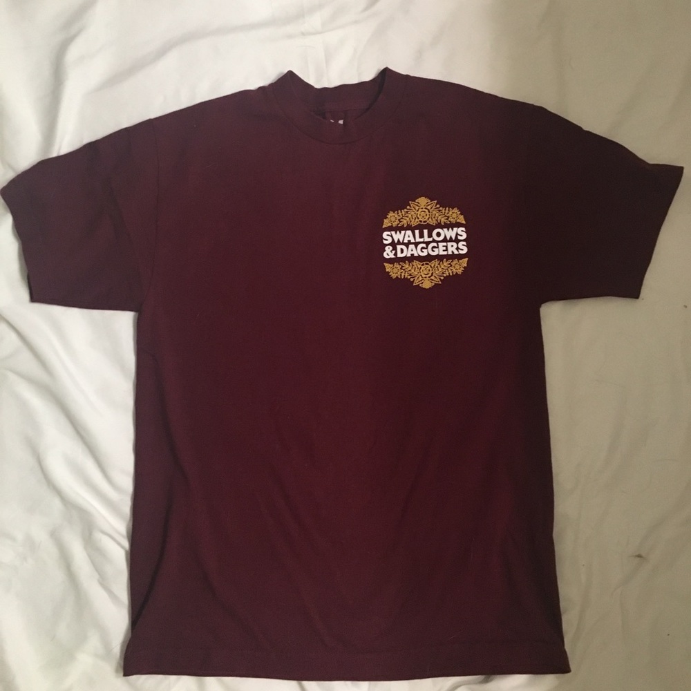 Zumiez Swallows Daggers Maroon T-Shirt